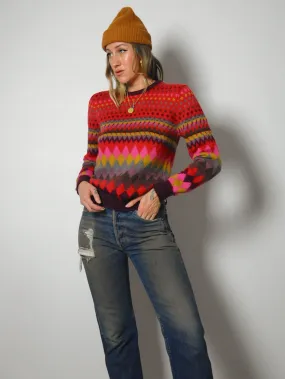 1980's Nordic Diamond Ski Sweater