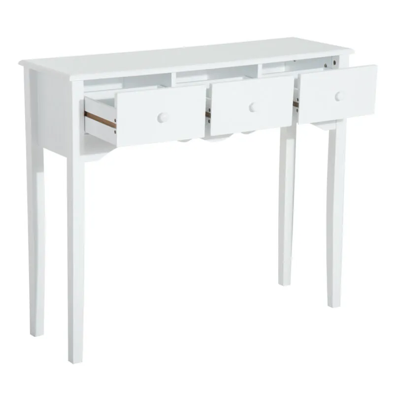 3 Drawer Dressing Console Table