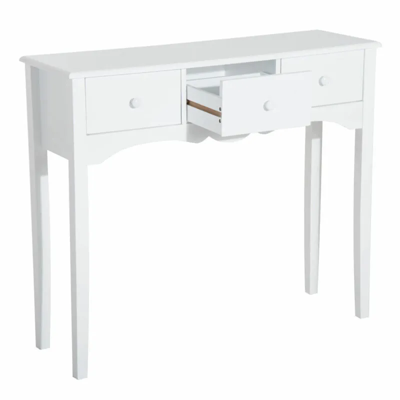 3 Drawer Dressing Console Table