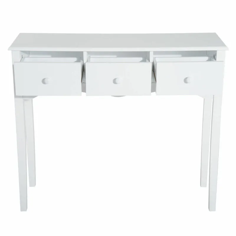 3 Drawer Dressing Console Table