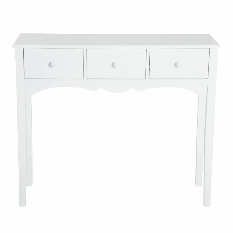 3 Drawer Dressing Console Table