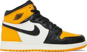 Air Jordan 1 Retro High OG 'Taxi' / 'Yellow Toe' (GS) (Size UK6/US7Y)