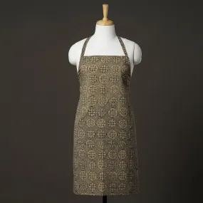 Ajrakh Block Printed Cotton Apron with Pocket