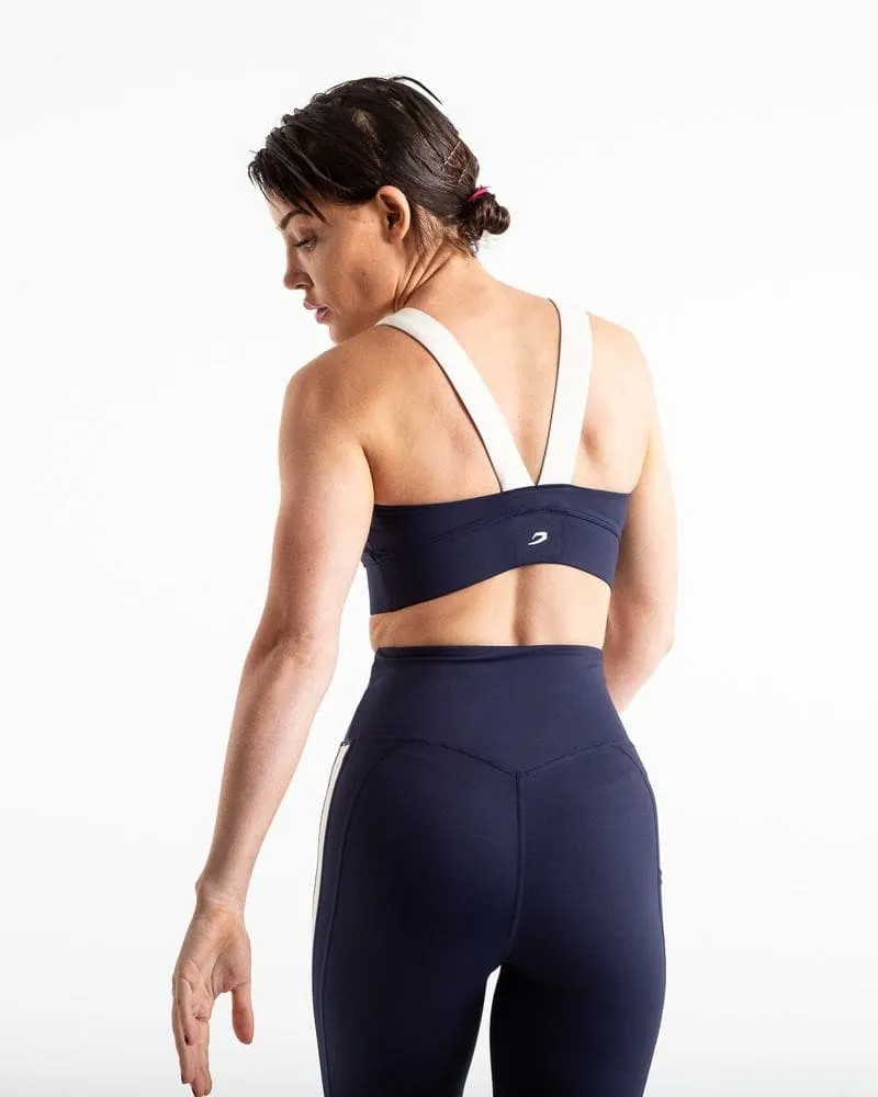 ALICIA SPORTS BRA - NAVY