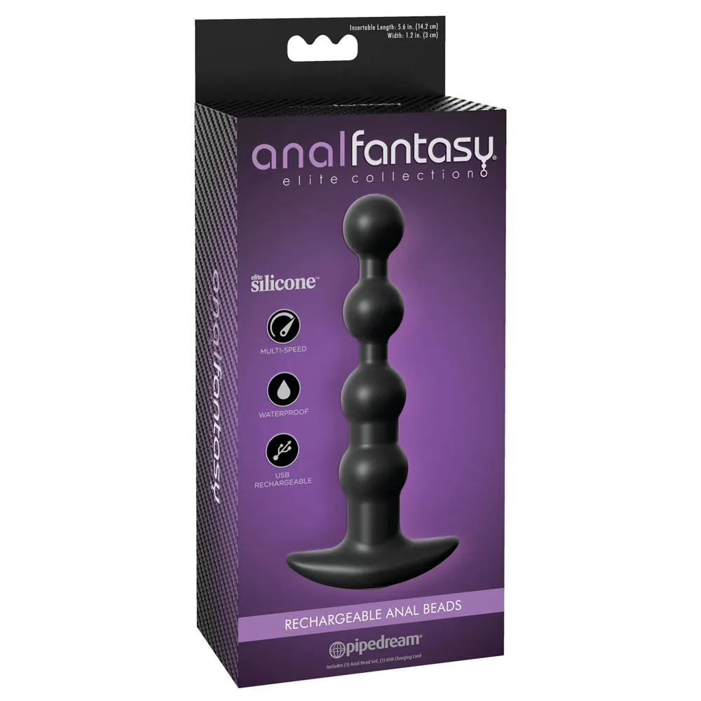 Anal Fantasy Elite Collection Rechargeable Vibrating Anal Beads