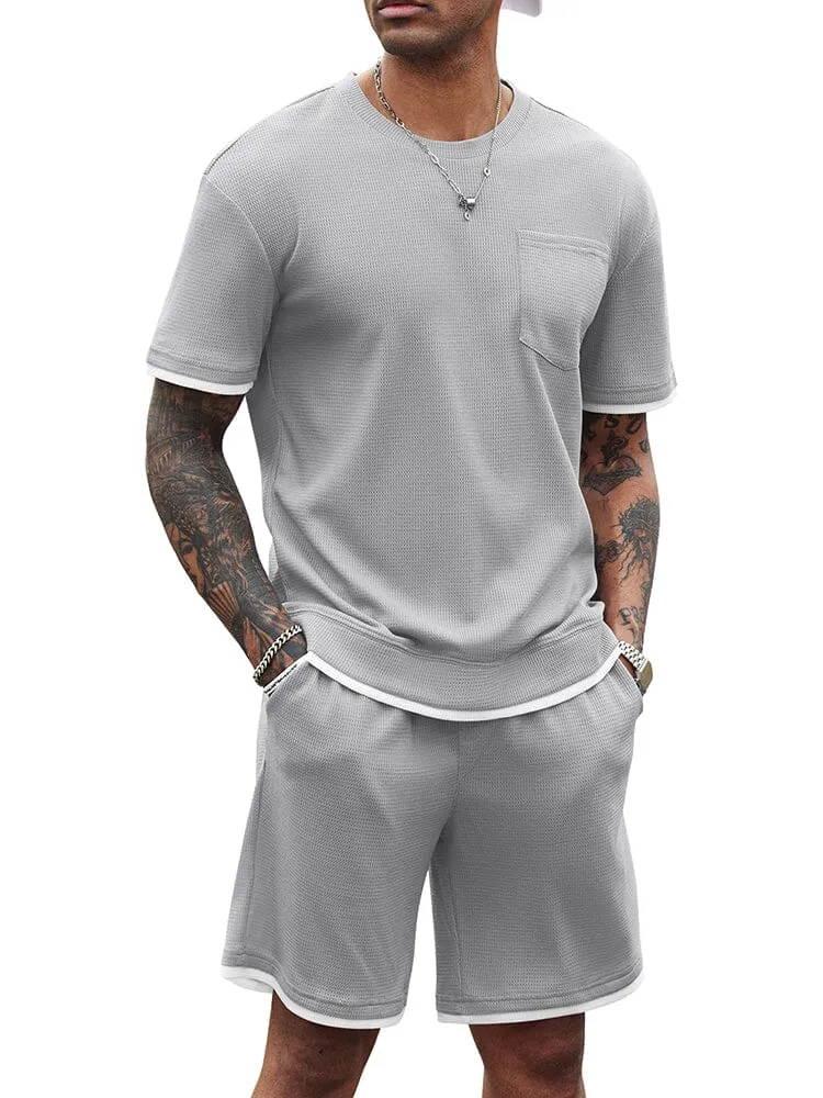 Athletic Gym Short Sleeve Sport Set (Us Only)