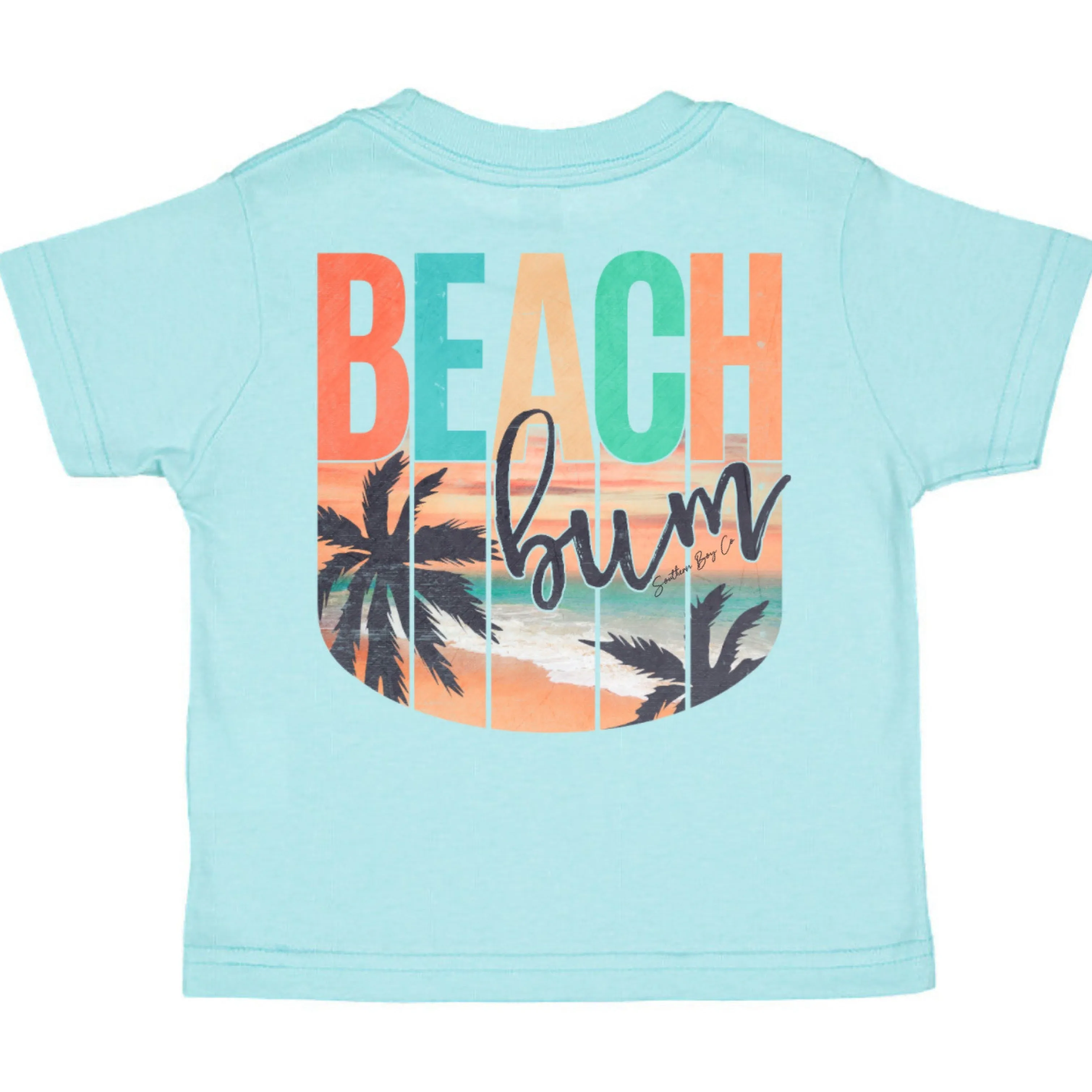 Boy Beach Bum (Chill) Short Sleeve Kids Tee (D)