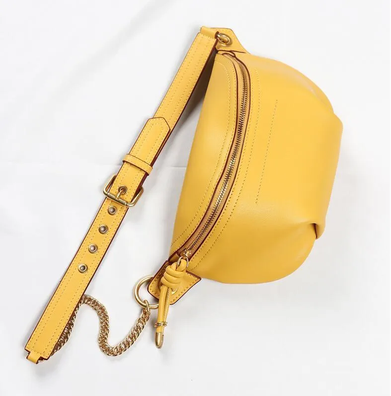 Colorful Leather Fanny Packs Chest Bags For Women