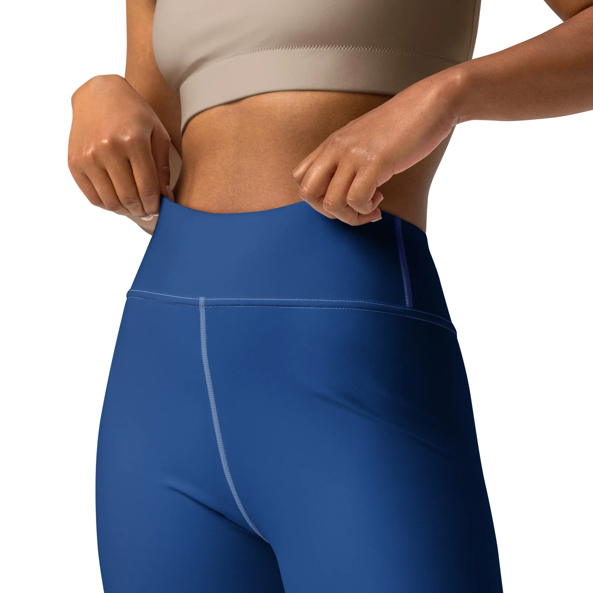 ELEVATED ESSENTIALS, BOOTY BOOSTING HIGH WAISTBAND LEGGING  COBALT BLUE