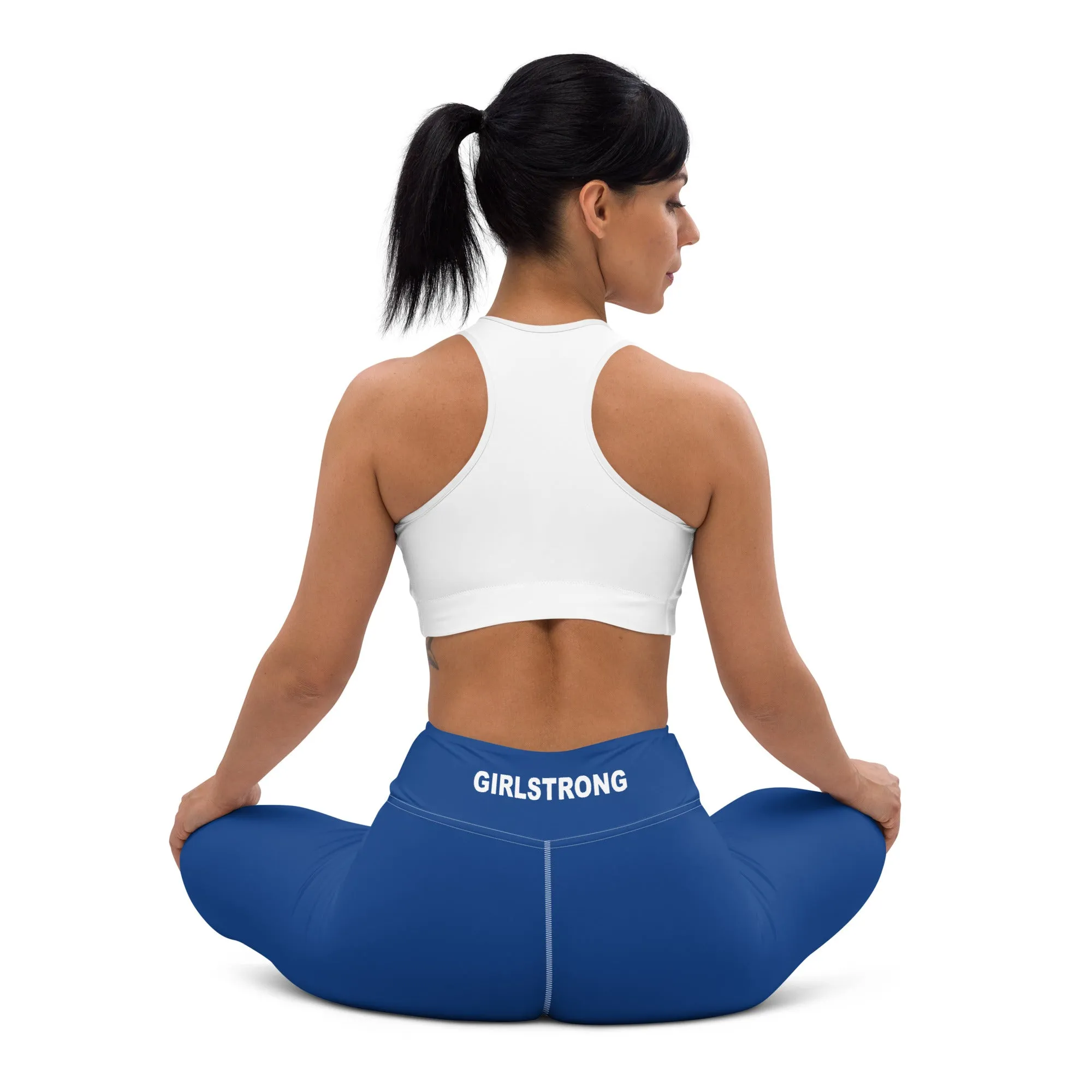 ELEVATED ESSENTIALS, BOOTY BOOSTING HIGH WAISTBAND LEGGING  COBALT BLUE