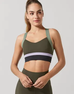 Empire Sports Bra in Olive