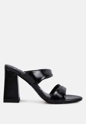 Hot Mess Puffy Block Heel Sandals By Ruw