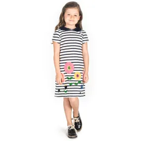 Little Flower Applique Dress