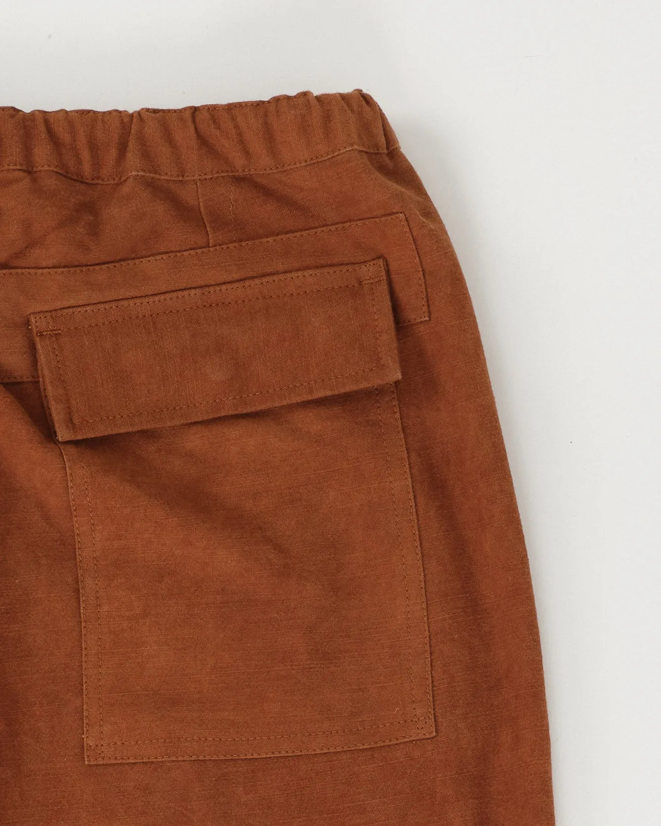 Paco Pants - Bark Brown Slub